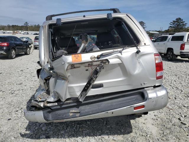JN8DR09X02W657831 - 2002 NISSAN PATHFINDER LE 银色 照片 6