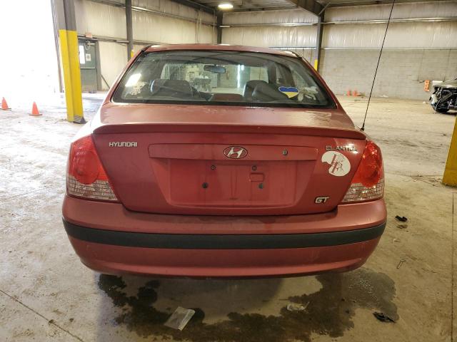 KMHDN46D44U774959 - 2004 HYUNDAI ELANTRA GLS BURGUNDY photo 6