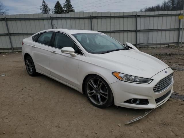 3FA6P0K92ER283032 - 2014 FORD FUSION TITANIUM WHITE photo 4