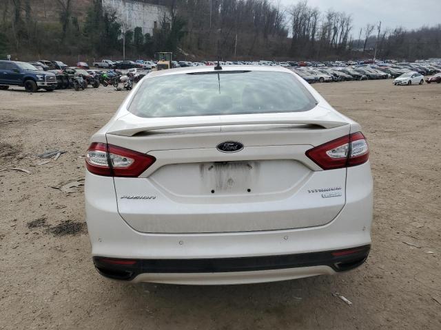 3FA6P0K92ER283032 - 2014 FORD FUSION TITANIUM WHITE photo 6