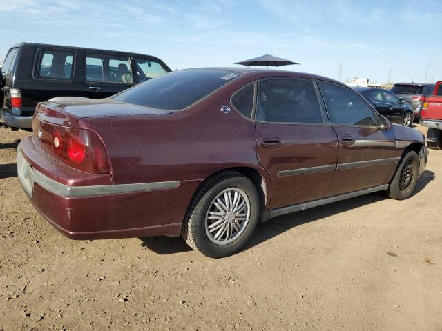 2G1WF52E649113602 - 2004 CHEVROLET IMPALA BURGUNDY photo 3