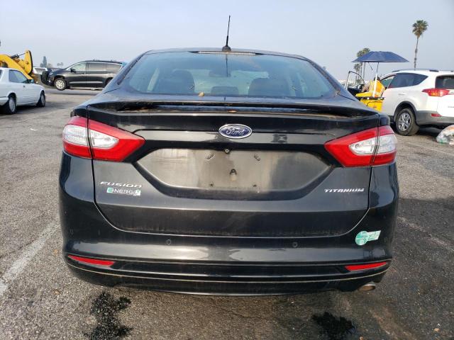 3FA6P0SU0ER366284 - 2014 FORD FUSION TITANIUM PHEV BLACK photo 6