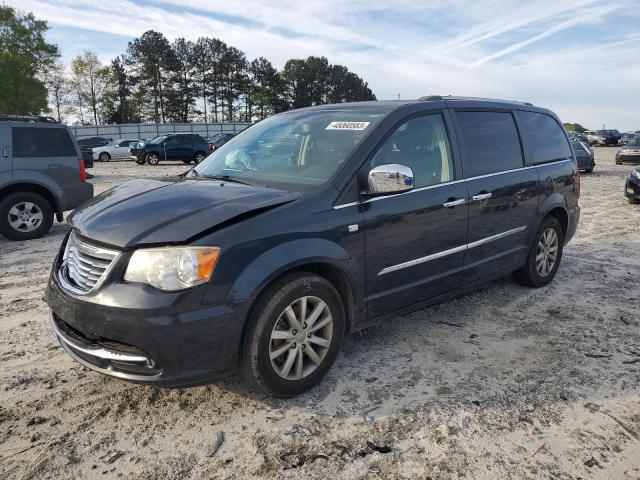 2C4RC1CG6ER468227 - 2014 CHRYSLER TOWN & COU TOURING L BLUE photo 1