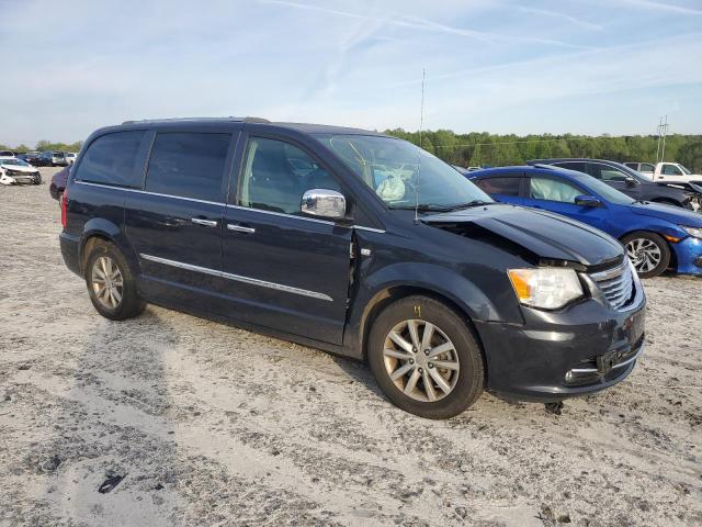 2C4RC1CG6ER468227 - 2014 CHRYSLER TOWN & COU TOURING L BLUE photo 4