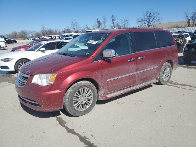 2C4RC1CG5DR515505 - 2013 CHRYSLER TOWN & COU TOURING L MAROON photo 1