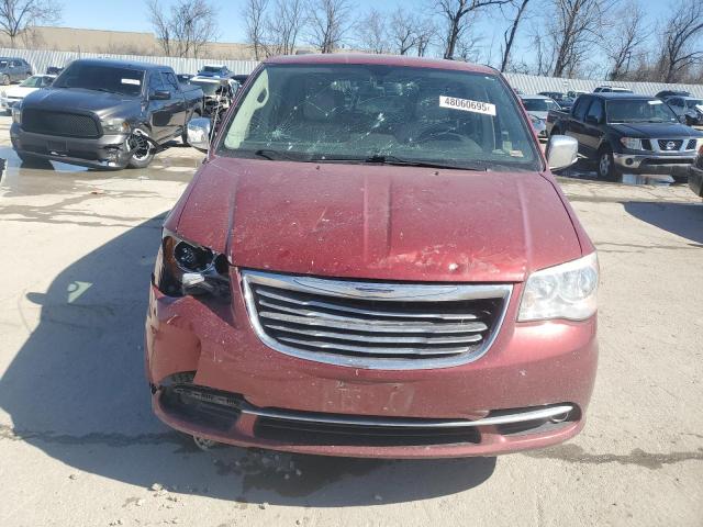 2C4RC1CG5DR515505 - 2013 CHRYSLER TOWN & COU TOURING L MAROON photo 5