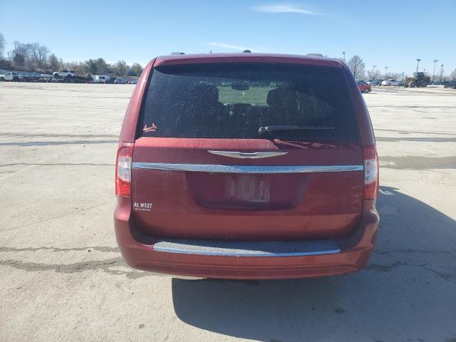 2C4RC1CG5DR515505 - 2013 CHRYSLER TOWN & COU TOURING L MAROON photo 6