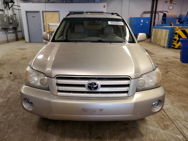 JTEEP21A370192007 - 2007 TOYOTA HIGHLANDER SPORT TAN photo 5