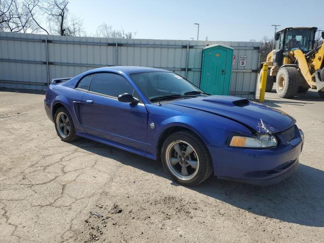 1FAFP40484F109685 - 2004 FORD MUSTANG BLUE photo 4
