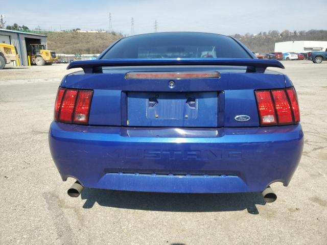 1FAFP40484F109685 - 2004 FORD MUSTANG BLUE photo 6