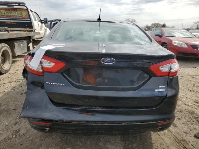 3FA6P0T94GR167588 - 2016 FORD FUSION SE BLACK photo 6