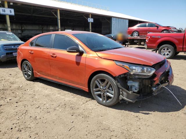 3KPF34ADXLE163471 - 2020 KIA FORTE GT LINE ORANGE photo 4