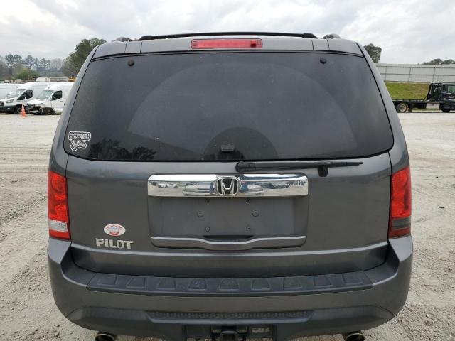 5FNYF3H64CB004957 - 2012 HONDA PILOT EXL GRAY photo 6