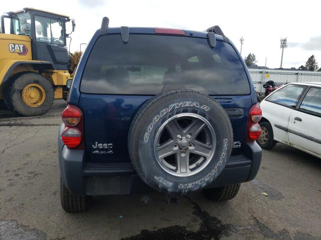 1J4GL38K35W538901 - 2005 JEEP LIBERTY RENEGADE 蓝色 照片 6