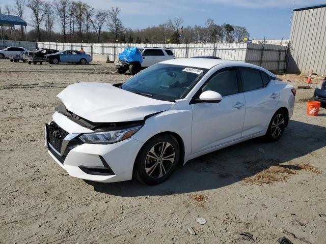 3N1AB8CV5LY216024 - 2020 NISSAN SENTRA SV WHITE photo 1