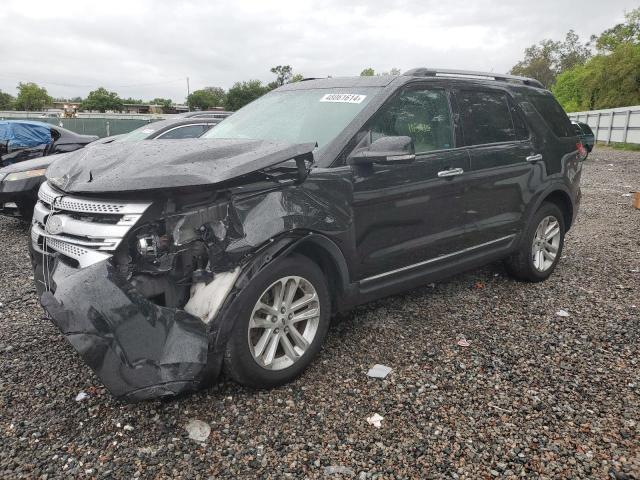 1FM5K7D81EGA41742 - 2014 FORD EXPLORER XLT BLACK photo 1