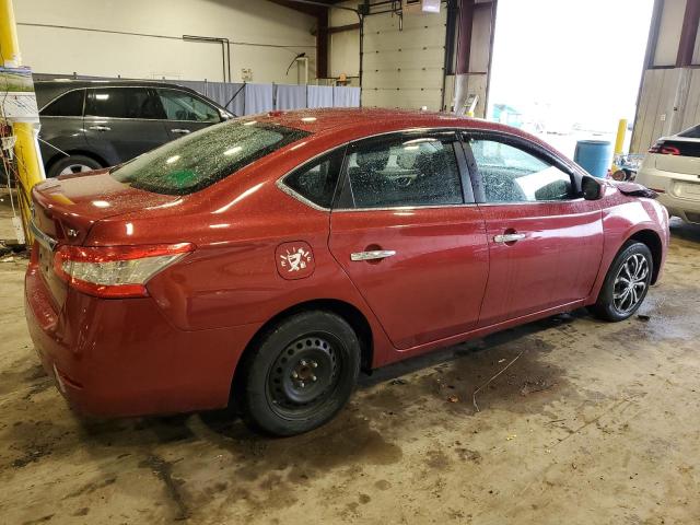 3N1AB7AP4FL663962 - 2015 NISSAN SENTRA S RED photo 3