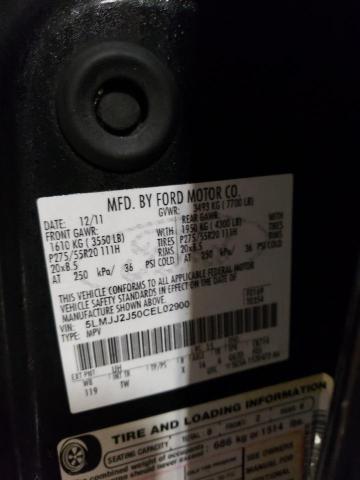 5LMJJ2J50CEL02900 - 2012 LINCOLN NAVIGATOR 黑色 照片 13