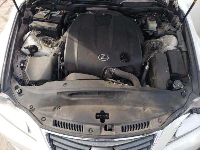 JTHBF1D25F5070824 - 2015 LEXUS IS 250 WHITE photo 11