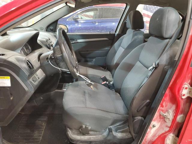 KL1TD56E99B351256 - 2009 CHEVROLET AVEO LS Qırmızı foto 7