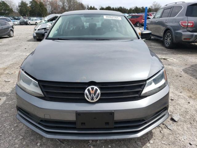 3VW2K7AJ2FM413852 - 2015 VOLKSWAGEN JETTA BASE CHARCOAL photo 5