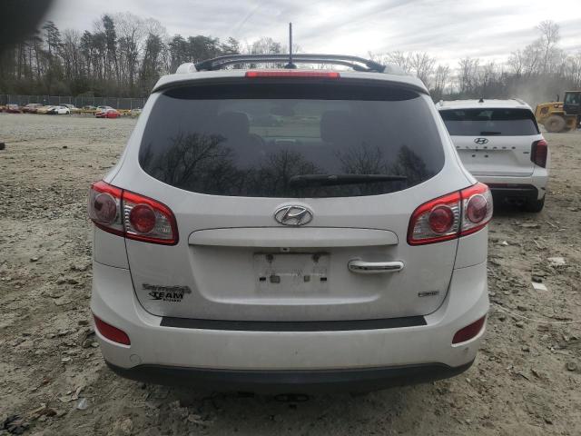 5XYZK4AG4CG131256 - 2012 HYUNDAI SANTA FE LIMITED WHITE photo 6