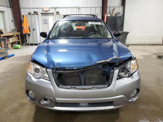 4S4BP61C597337991 - 2009 SUBARU OUTBACK 2.5I BLUE photo 5