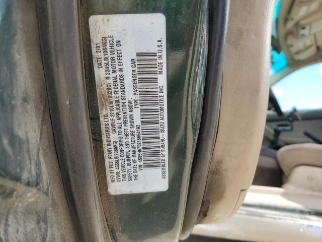 4S3BH675916654192 - 2001 SUBARU LEGACY OUTBACK AWP 绿色 照片 13