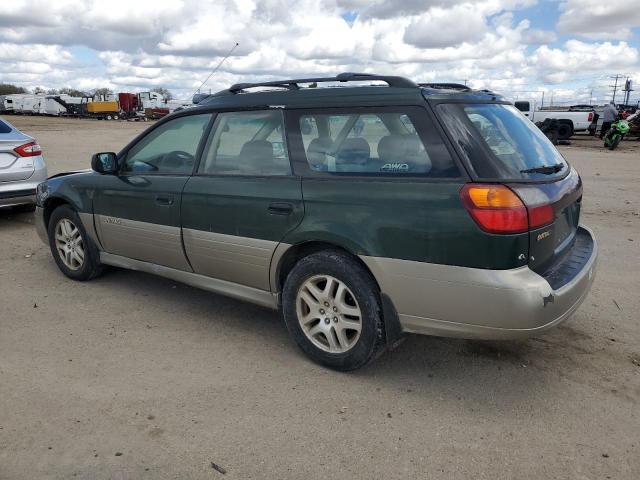 4S3BH675916654192 - 2001 SUBARU LEGACY OUTBACK AWP 绿色 照片 2