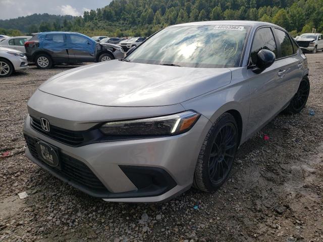 2HGFE2F54NH530308 - 2022 HONDA CIVIC SPORT 银色 照片 2