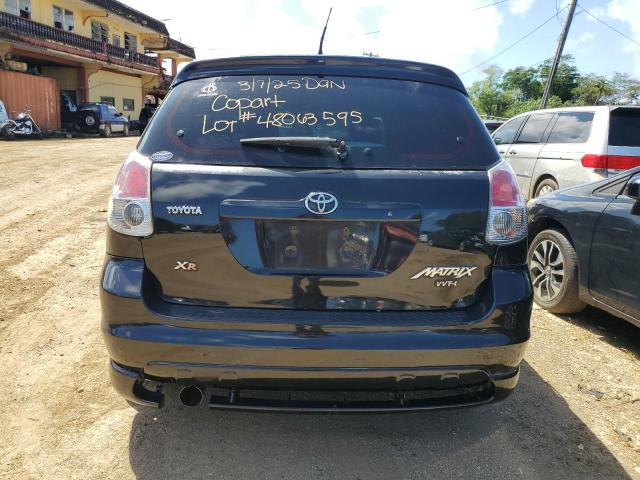 2T1KR32E28C696158 - 2008 TOYOTA COROLLA MA XR BLACK photo 6