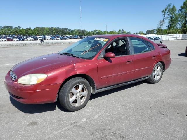 1FAFP53UX2G249651 - 2002 FORD TAURUS SE BURGUNDY photo 1