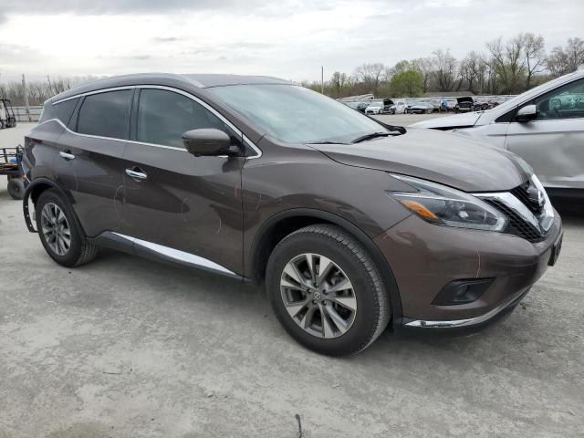 5N1AZ2MH7JN152587 - 2018 NISSAN MURANO S TAN photo 4