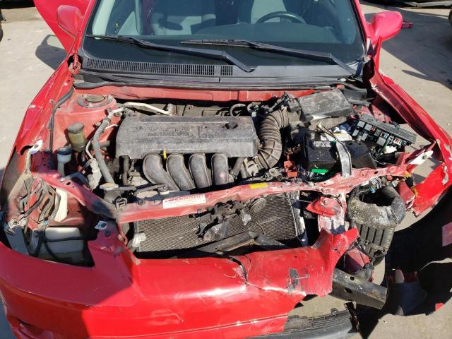 2T1KR32E65C332742 - 2005 TOYOTA COROLLA MA XR RED photo 11