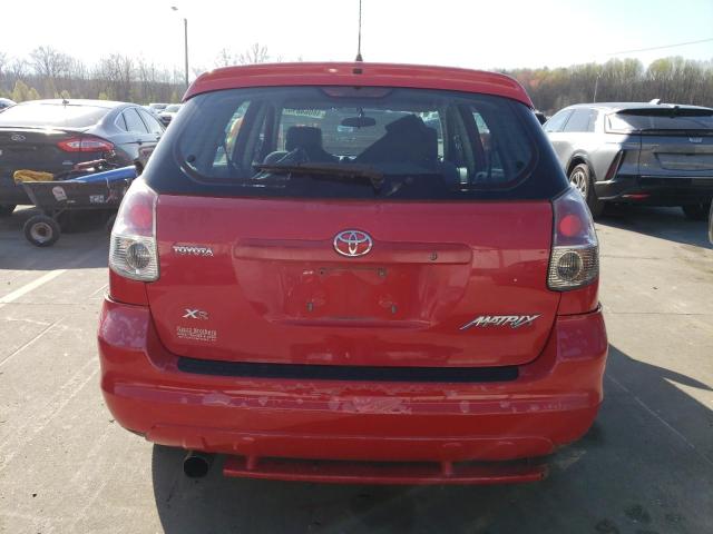 2T1KR32E65C332742 - 2005 TOYOTA COROLLA MA XR RED photo 6