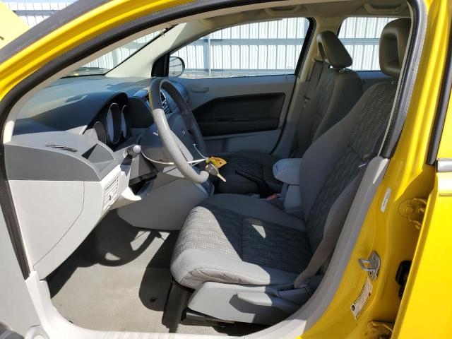 1B3HB48B77D571418 - 2007 DODGE CALIBER SXT YELLOW photo 7