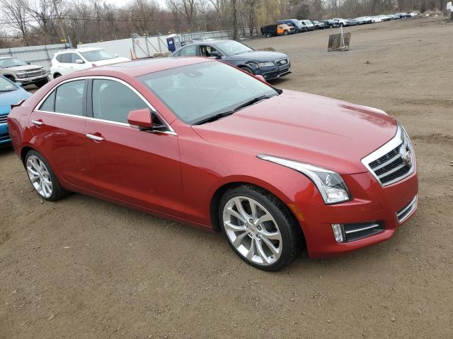 1G6AE5S30E0113970 - 2014 CADILLAC ATS PREMIUM RED photo 4