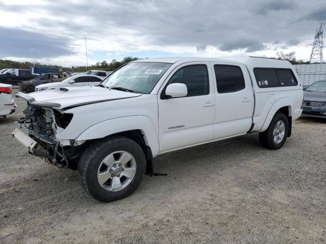 5TEMU52N98Z543886 - 2008 TOYOTA TACOMA DOUBLE CAB LONG BED WHITE photo 1