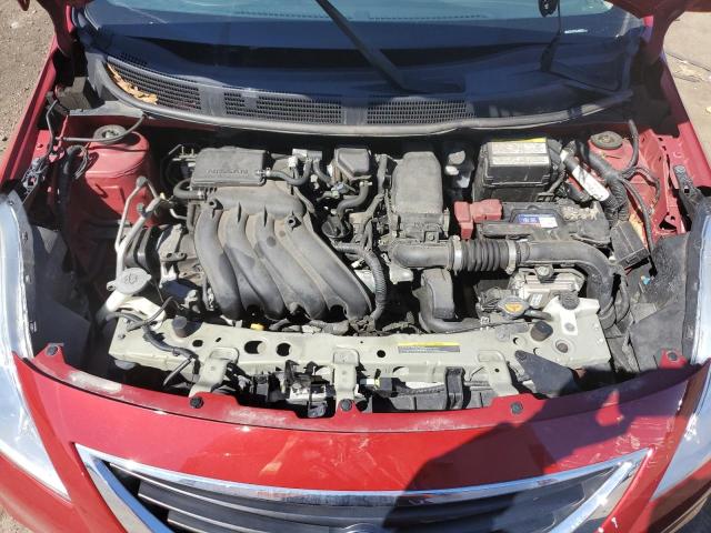 3N1CN7AP2DL860013 - 2013 NISSAN VERSA S RED photo 11