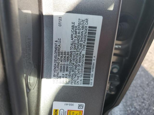 19UDE4H33RA007848 - 2024 ACURA INTEGRA A-SPEC GRAY photo 12