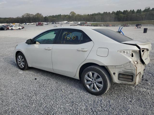 5YFBPRHEXFP348539 - 2015 TOYOTA COROLLA ECO WHITE photo 2