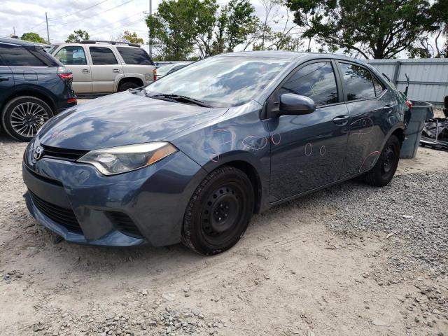 2T1BURHE7EC146538 - 2014 TOYOTA COROLLA L GRAY photo 1