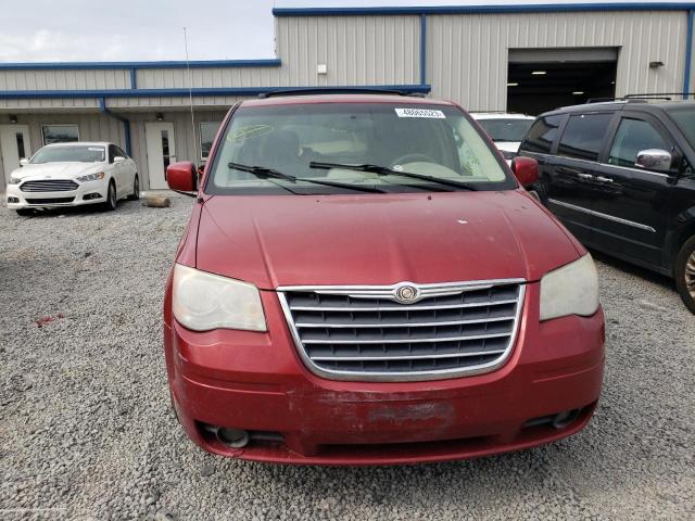 2A8HR54P38R127672 - 2008 CHRYSLER TOWN & COU TOURING Tünd qırmızı foto 5