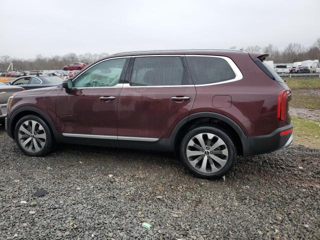 5XYP6DHC5MG158420 - 2021 KIA TELLURIDE S MAROON photo 2