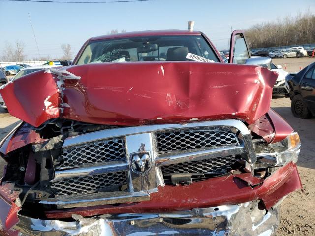 1D7RV1CT8BS546644 - 2011 DODGE RAM 1500 MAROON photo 11