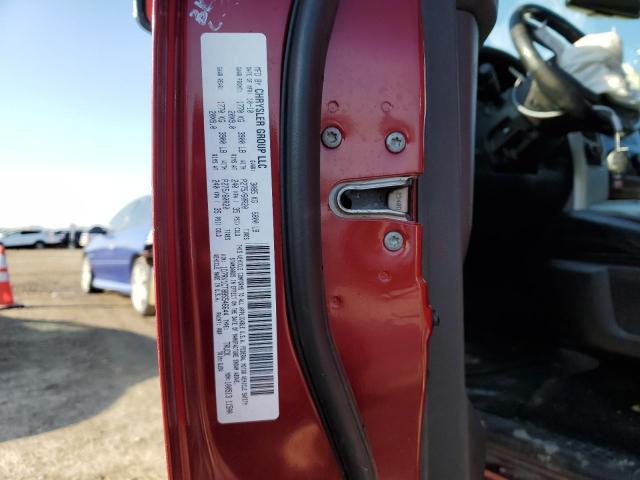 1D7RV1CT8BS546644 - 2011 DODGE RAM 1500 MAROON photo 12