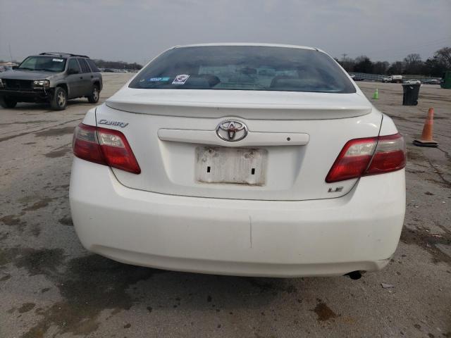 4T1BE46K07U560075 - 2007 TOYOTA CAMRY CE WHITE photo 6