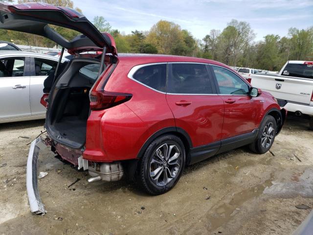 7FART6H82ME007426 - 2021 HONDA CR-V EXL BURGUNDY photo 3