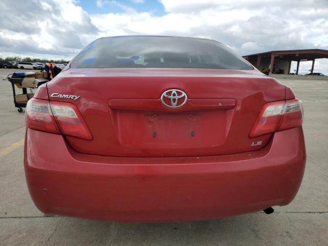 4T4BE46K38R039214 - 2008 TOYOTA CAMRY CE RED photo 6