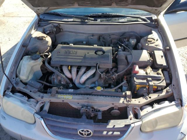 1NXBR12E71Z471310 - 2001 TOYOTA COROLLA CE GRAY photo 11